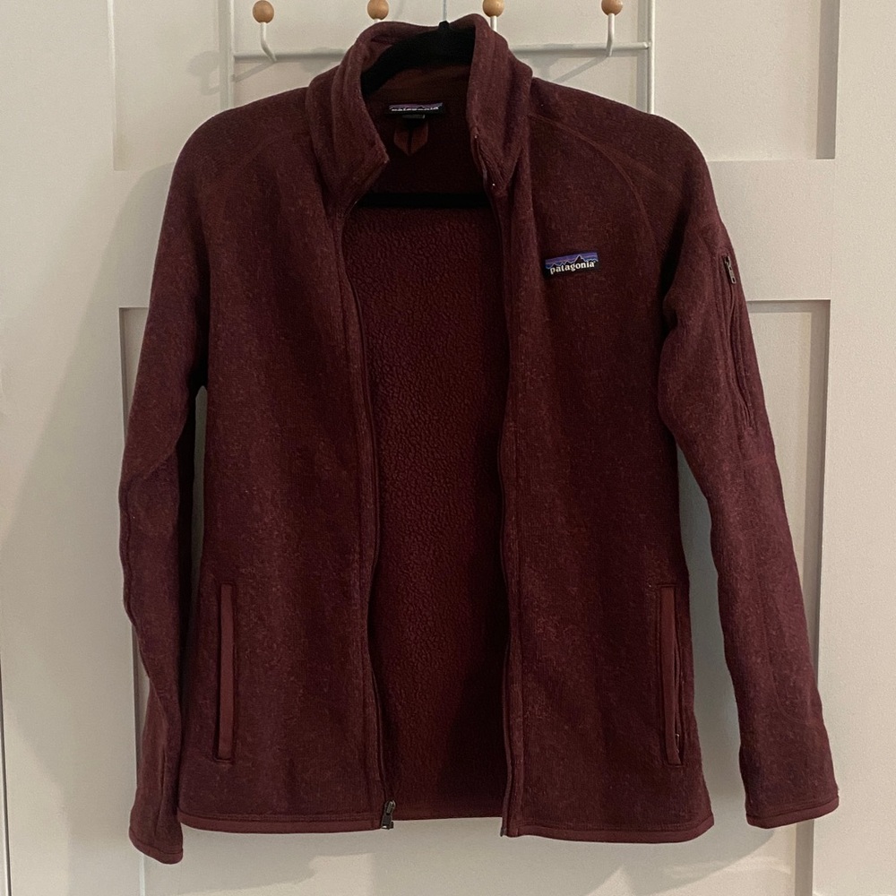 Patagonia Maroon Fleece Jacket